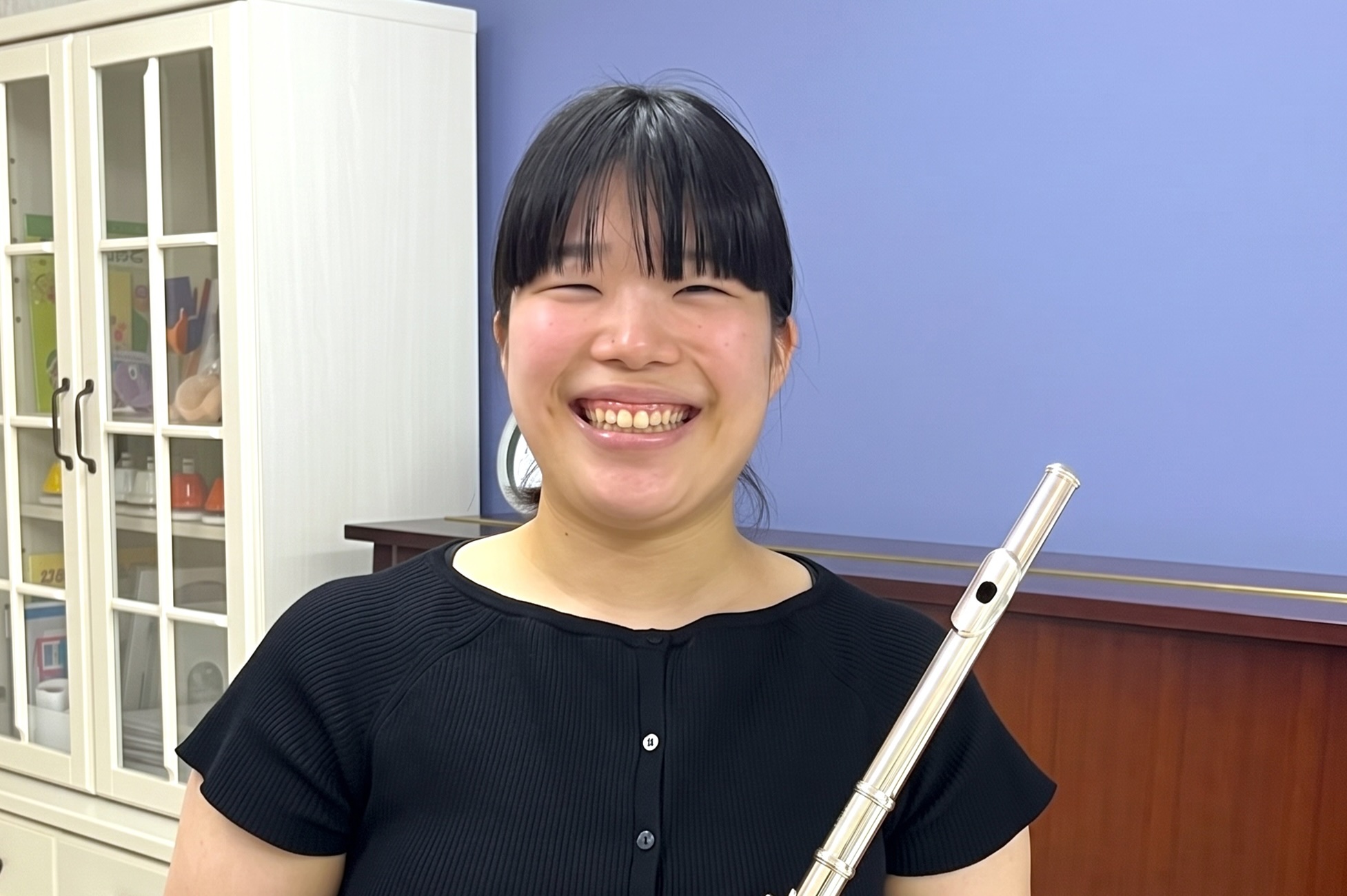 フルート科講師の佐々木愛育先生