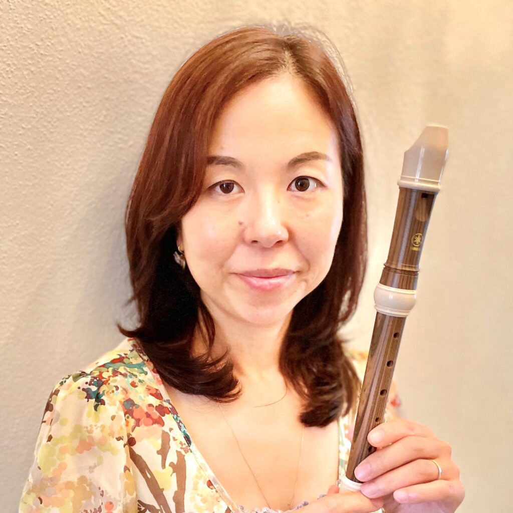 カサメミュージックスクールクラリネット科、リコーダー科講師、畑島光美先生の写真