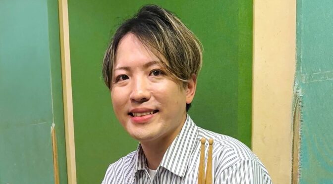 カサメミュージックスクール ドラム科講師 桧垣翔平先生