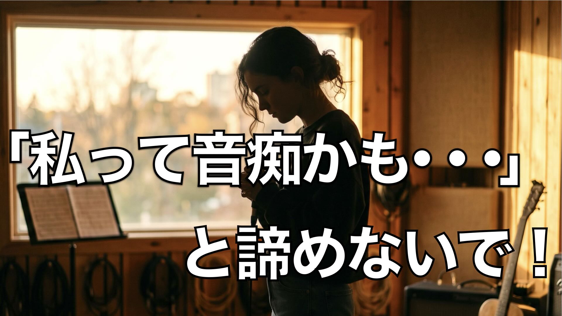 「私って音痴かも」と諦めないで！