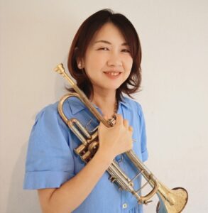 カサメミュージックスクールトランペット科講師、村田綾子先生の写真
