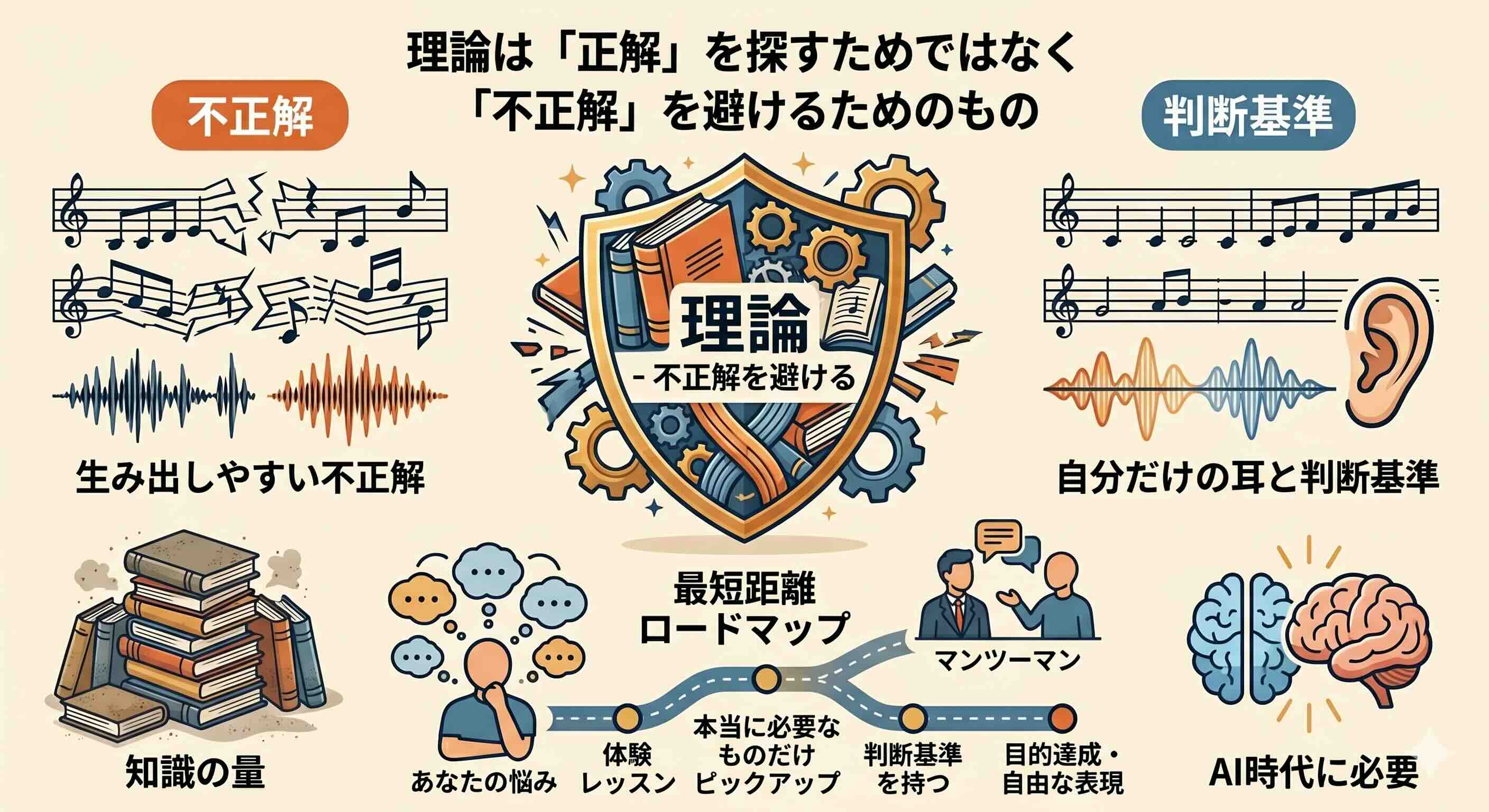 【まとめ】 理論は「正解」を探すためではなく「不正解」を避けるためのもの