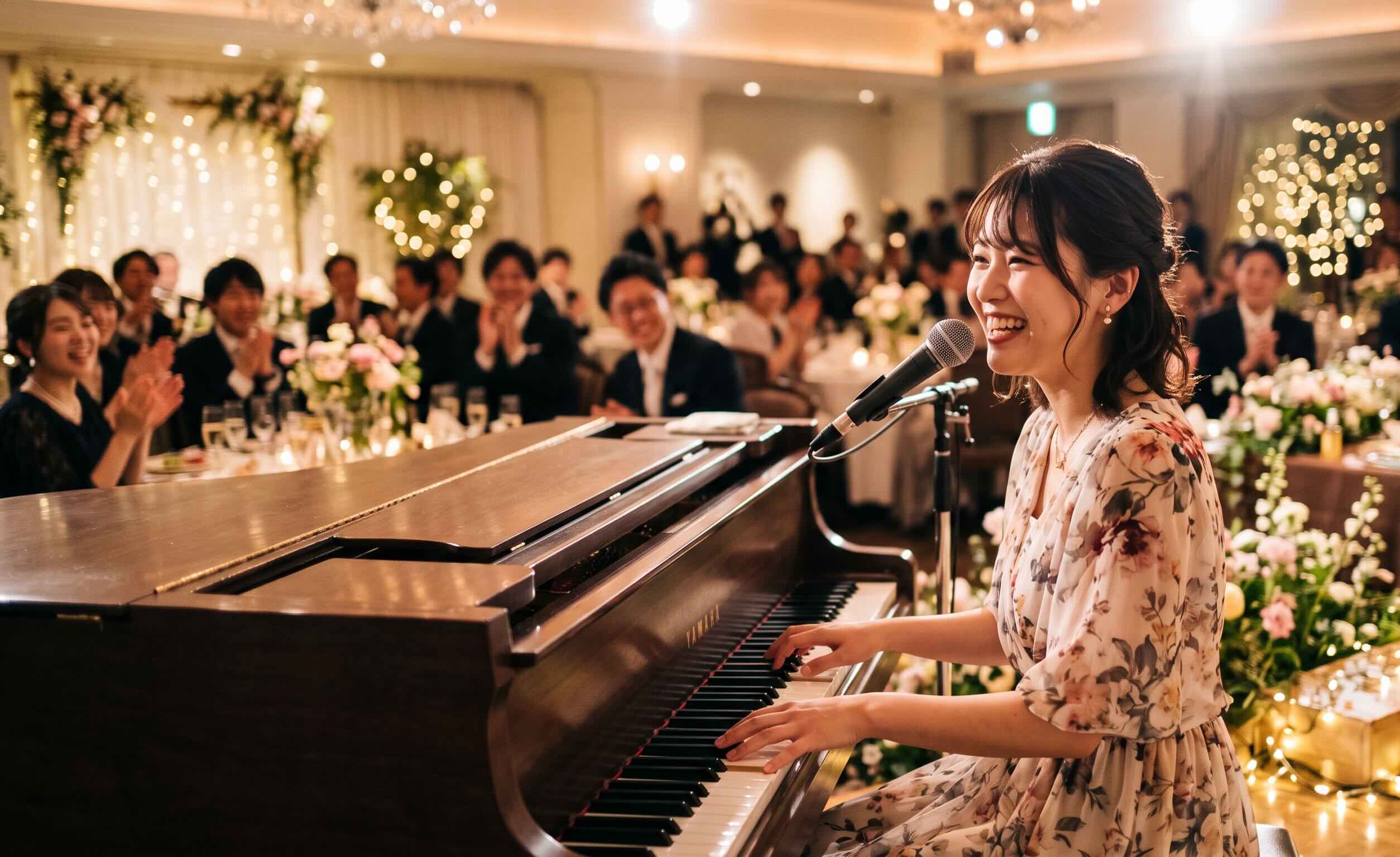 【実例】結婚式でサプライズ！憧れの曲を自分専用のアレンジで披露した生徒さん
