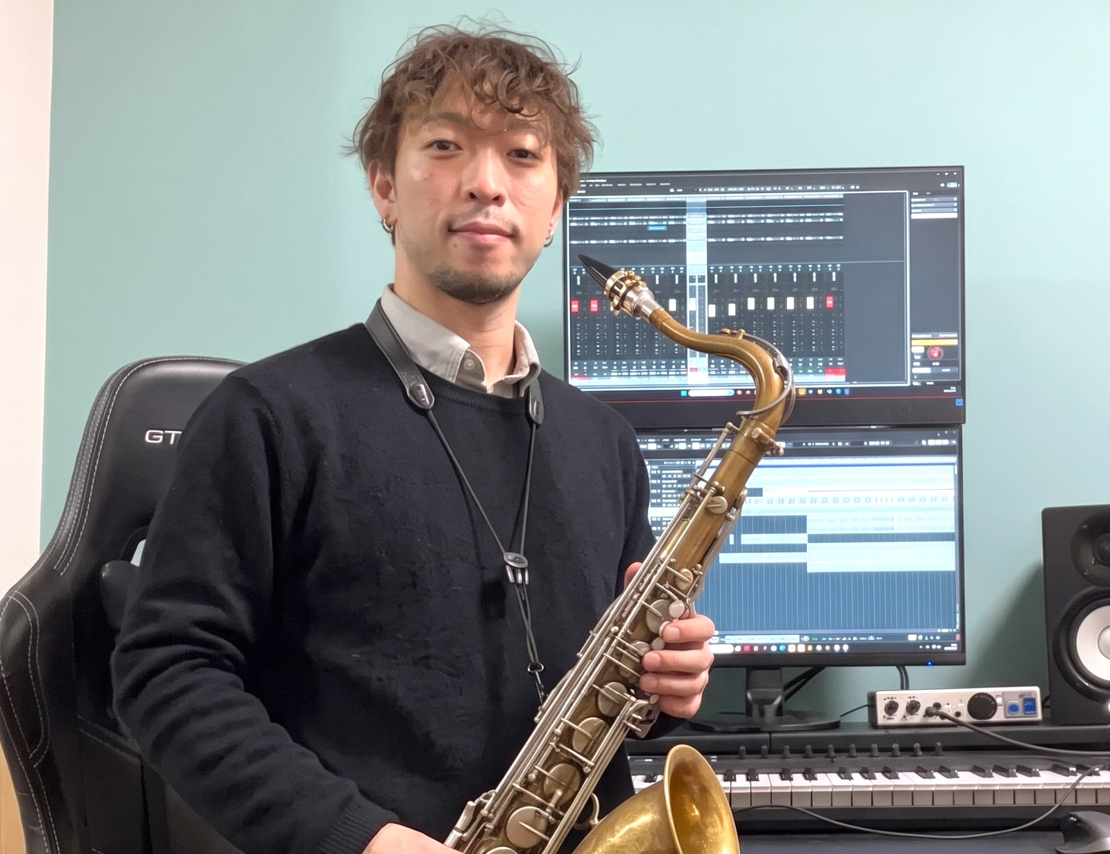 カサメミュージックスクール サックス講師 三好功祐先生