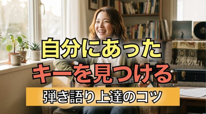 自分にあったキーを見つける_弾き語り上達のコツ