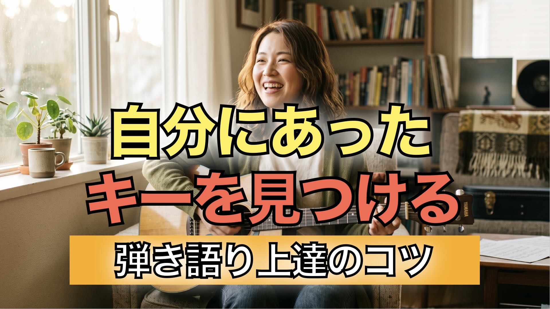 自分にあったキーを見つける！弾き語り上達のコツ