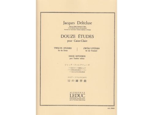 Douze Etudes pour Caisse-Claire / Jacques Delecluse