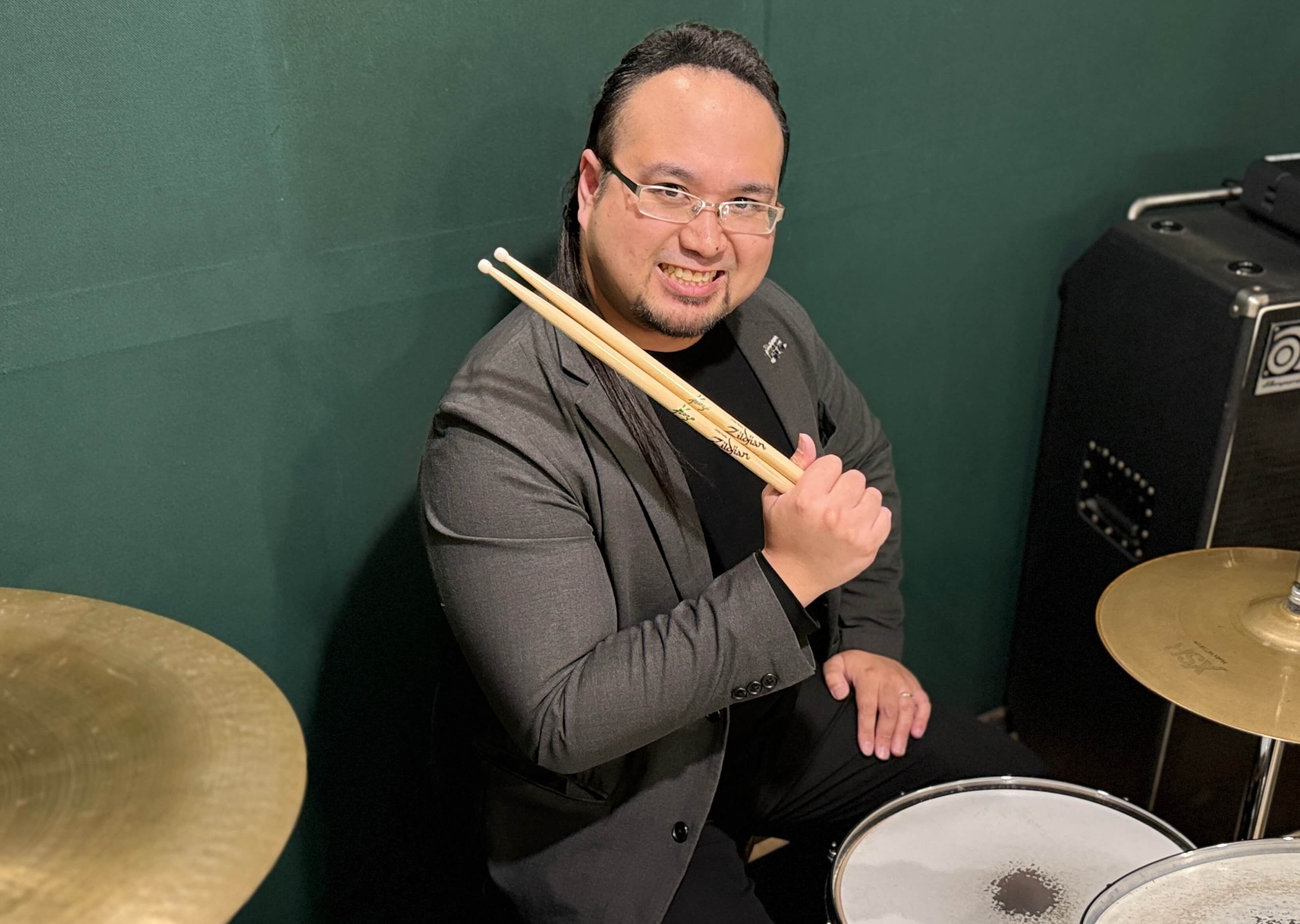 カサメミュージックスクール ドラム講師 Mark先生