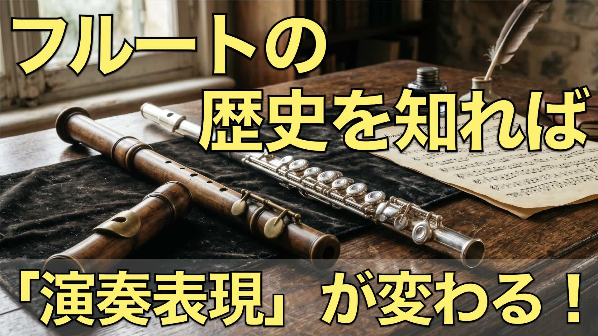フルートの歴史を知れば「演奏表現」が変わる