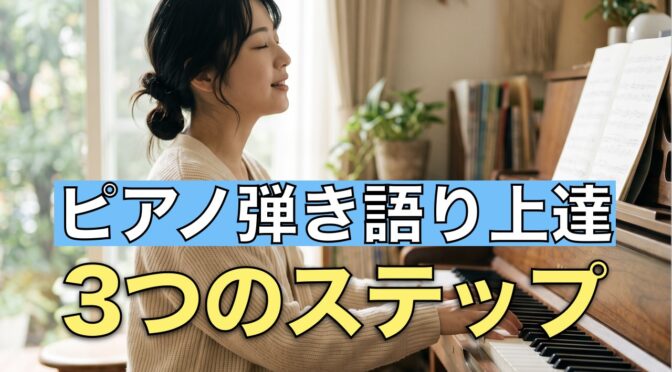 歌と楽器を一つに繋げる3つのステップ