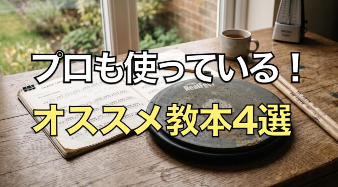プロも使っている！初心者から上級者までオススメの小太鼓（スネアドラム）教本4選